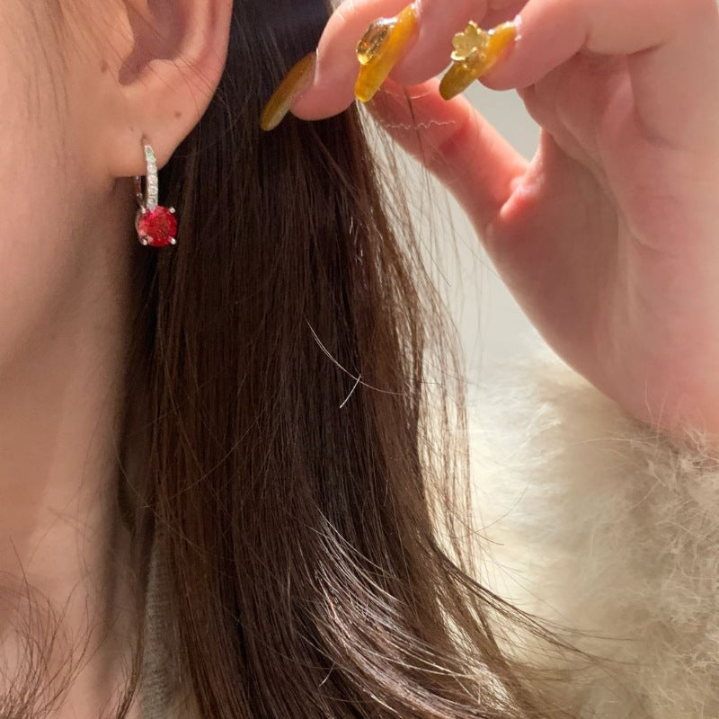 Kolczyki Celira Orvane | Białe złoto 2