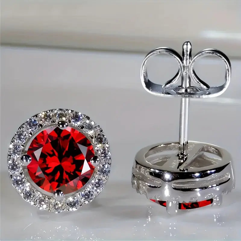 Kolczyki Helmi | Białe złoto 1