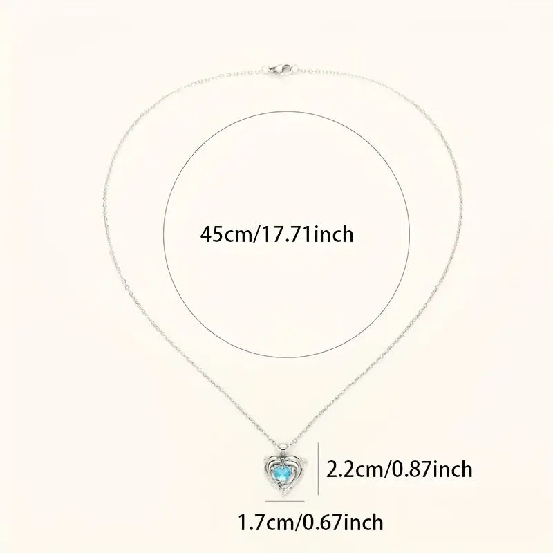 Naszyjnik Oceanheart Gemini | Białe złoto 4