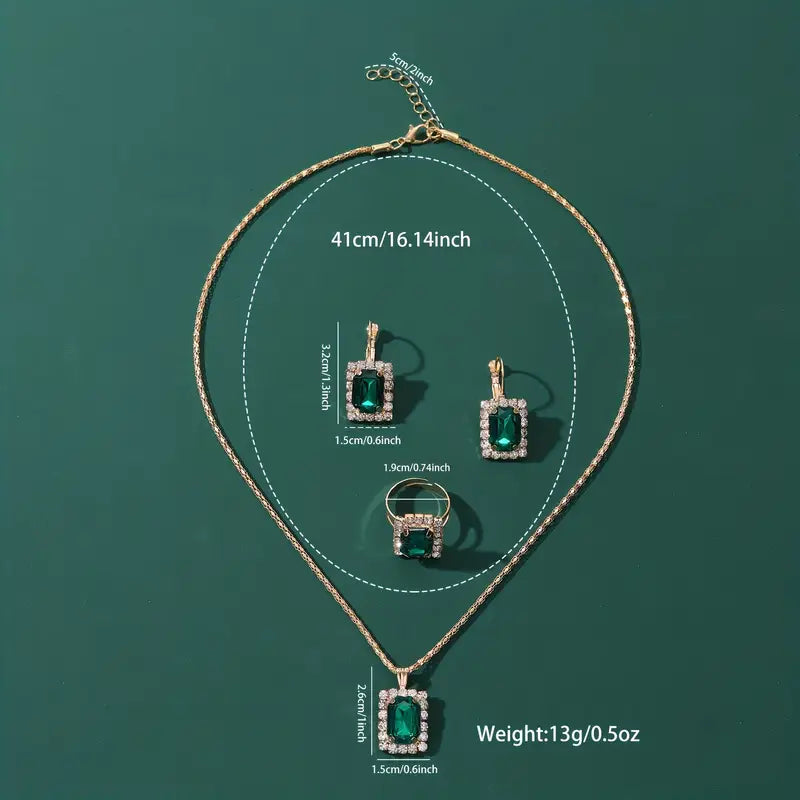 Zestaw biżuterii Silva Veil | Białe złoto 3